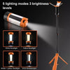 Cordless Emergency Light Rechargeable LED Work Light Tripod Stand Camp Work Site