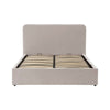 Dusk Ascot Light Grey Chenille King Size Ottoman Storage Bed RRP £699