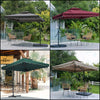 Large Square Beach Umbrella, Outdoor Stall Parasol, Sun Shade Homestay Wrench