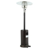 Standing Gas Patio Heater w/ Wheels Outdoor Garden Piezo Ignition Burner 4 Color