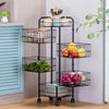 Tiered Kitchen Food Veg Storage Bathroom CaddyRack Organise Fruit Trolley Basket