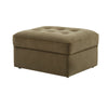 Dusk Sloane Storage Pouffe - Velvet Olive RRP £899