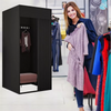 Pool Side Clothe Changing Room Portable Privacy Cabana Camping Sun Shelter Black