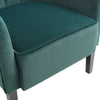 Accent Chair Armchair Upholstered Fabric Velvet Single Sofa Lounge Chair Green