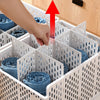Plastic Foldable StorageBox Drawer Underwear T-shirt Pants Organizer Box Divider