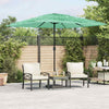 Garden Parasol with Steel Green 248x248x248 Y5P0