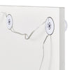 White Dressing Table with LED Lights Mirror 5 Drawers Stool Cabinet Make up Desk