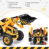 12V Battery Powered Kids Ride On Excavator Children Electric Motorized Truck Toy