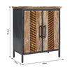 Wooden Sideboard Cabinet 2 Door Storage Cupboard Living Room Hallway Shelf Unit