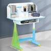 Kids Desk Chair Set School Student Child Kids Study Table Height Adjustable Wfzm