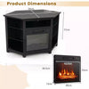 Fireplace TV Stand for TVs up to 50 Inches Electric Fireplace Insert LED Lights