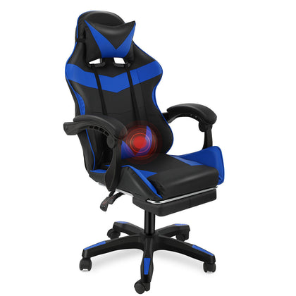 Massage Gaming Chairs with Lumbar Support Ergonomic Gamer Chair Home PC Computer