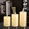 3 OR 5PCS LED Flameless Candles Remote Flickering Pillar Timer Battery Operated