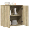 Sideboard Sonoma Oak 79x38x80 Engineered Wood A9M3