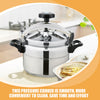 11L Aluminium Pressure Cooker Quick with Lid Latch Indicator Explosion-Proof