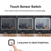 Large Bluetooth Illuminated LED Bathroom Mirror with Touch Sensor Demister Pad