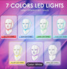 7 LED Light Photon Therapy Face Neck Mask Rejuvenation Skin Wrinkles Anti-aging