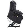 Power Lift Electric Riser Recliner Chair Massage Heated Recling Velvet Armchair