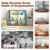 5-Tier Children Bookcase Magazine Storage & Display Rack-Natural