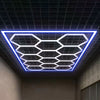 14 x Hexagon LED Lighting Car Detail Home Garage Workshop Retail Barber Car Van