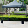 Commercial Grey Pop Up Gazebo With Sides Garden Marquee Market Stall Tent 3x3m