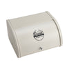 IRON BREAD BIN COUNTERTOP ROLL TOP LOAF BREAD BIN KITCHEN FOOD STORAGE BREAKFAST