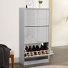 3 Drawer Shoe Cabinet Storage Cupboard Unit Shoe Rack Wooden Stand Organiser