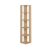 Nati Corner Bookcase – 5-Tier Freestanding Shelf Unit, 161cm High, 11 Colours