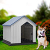 Large Waterproof Plastic Pet Dog Kennel House Garden Home Indoor Outdoor Shelter