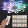 82CM LED CEILING FAN LIGHT 72W DIMMABLE CHANDELIER 6 SPEED WITH REMOTE CONTROL