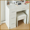 Dressing Table Stool Set With 7 Drawers Mirror Makeup Desk Vanity Table Bedroom