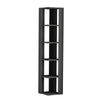 Nati Corner Bookcase – 5-Tier Freestanding Shelf Unit, 161cm High, 11 Colours