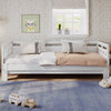 Single/Super King Daybed Guest Bed Pull Out Trundle Bed Bedroom Furniture White