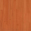 Bed Frame with Drawers Wax Brown 120x200 Solid Wood Pine M8C9