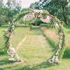 Wedding Arch Frame Round Moongate Stand Metal Backdrop Flower Rack Circle Decor