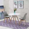 80CM Round Dining Table + Tulip Chairs Set Wooden Legs Kitchen Home Furniture