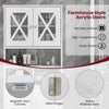 Tall Bathroom Cabinet Large Floor Storage Cabinet-White