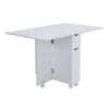 Mobile Drop Leaf Table Folding Kitchen Table Extendable Dining Table with Drawer