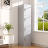 Lockable Storage Home Office Filing Cabinet Slim Cupboard Chest Drawers Security