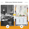 Kitchen Island Kitchen Trolley Cart with Knife Block-White