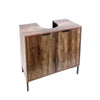 Bathroom Cabinet Under Sink Basin White Storage Cupboard Vanity Unit