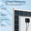 100W Solar Panel 18V Monocrystalline Module PV Power RV Trailer Van Camping