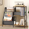 Smilesun Record Player Stand Vinyl Storage 3 Tier Turntable Stand 200 Albums