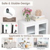 Kitchen Pantry Storage Cabinet 161cm Tall Freestanding Cupboard w/Glass Doors