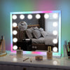 ELECWISH Hollywood Mirror LED Lighted Makeup Mirror RGB Light Strip 14 Bulb 5040