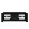 Modern 120cm TV Unit Cabinet Stand 2 Drawer High Gloss Front with RGB LED Lights