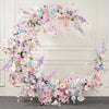 Large Half Moon Wedding Arch Metal Frame Backdrop Stand Party Props Flowers Rack