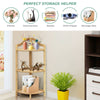 3-Tier Corner Ladder Shelf Freestanding Bookshelf Display Plant Stand Rack
