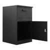 Lockable Metal Parcel Delivery Secure Dropbox Outdoor Storage Letter Post Bin UK