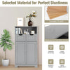 Bathroom Cabinet Floor Storage Cabinet Standing Cupboard w/1 Shelf &2 Drawers